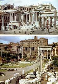 Roma Come Era Ai Tempi Dei Romani E Come E Oggi Roma Antigua Arquitectura De Roma Historia De Roma