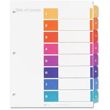 I did submit a request to staples, but really wanted to organize everything before monday. Avery Tab Inserts Template Kesal