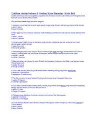 Sinonim dan contoh penggunaan istilah lymar berikut adalah beberapa perkataan yang sama dalam makna kepada subjek: Latihan Sistem Bahasa 1