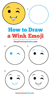 How To Draw A Wink Emoji Really Easy Drawing Tutorial Easy Drawings Emoji Drawings Drawing Tutorial Easy