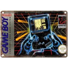 Nintendo Game Boy Box Kunst Retro Gaming 10 X 7 Reproduktion Metallschild Box Boy Game Gaming Kunst Metallschild Nintendo Gameboy Boy Box Retro Gaming