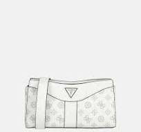 Guess Dorys crossbody tas white logo