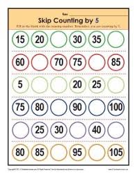 Gr2 Skip Counting By 5 Skip Counting Skip Counting By 5 Skip Counting Worksheets