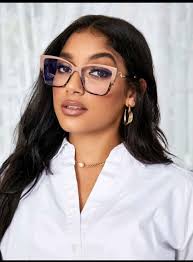 Sexy khaki glasses for women, stylish and trendy
