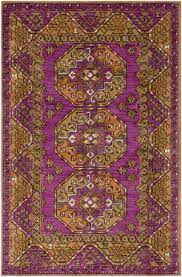 Effortlessly add some boho vibes to your space with the help of this area rug. Grape Design At Rug Studio