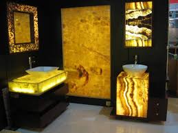 What A Stunning Installation Of Onyx Bathroom Interior Office Interior Design Bathroom Decor