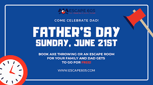 Trapped puzzle room coupon code. Father S Day Dads Escape Throw For Free Escape 605 Largest Real Life Escape Room Games Axe Throwing In Sioux Falls