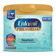 Enfamil Premium Newborn Non Gmo Infant Formula Powder 22 2 Oz Reusable Tub Walmart Com Walmart Com
