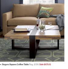 Gridiron stainless steel coffee table | 12. Crate And Barrel Last Chance 15 Off Accent Tables Ends Today Milled