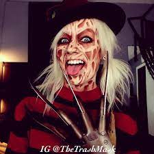Freddy Krueger Makeup Cosplay Halloween Costume Movie Makeup Freddy Krueger Makeup Halloween Horror Movies