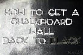 How to clean a chalkboard. How To Clean A Chalkboard Wall To Get It Back To Black Chalkboard Wall Chalkboard Chalkboard Wall Bedroom
