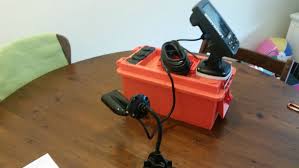 Once you're sure you've got a good connection, put marine goop around the plug and fasten it down. Portable Fish Finder Album On Imgur