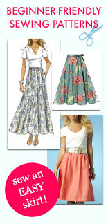 They have all been successful completing their projects and you will be too! Beginner Friendly Sewing Patterns From The Mccall Pattern Company These Skirt Patterns Are Easy To Sew Skirt Pattern Sewing Patterns Free Sewing For Beginners