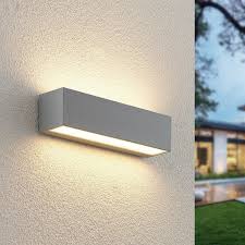 Dual head led wall light outdoor indoor up down lamps garden porch sconces lamp. Lucande Lengo Led Outdoor Wall Lamp Up Down 25 Cm Lights Co Uk
