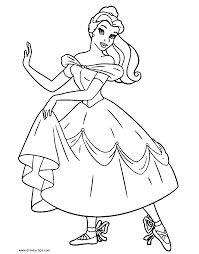 A beaultiful coloring picture of the beauty and the beast movie! Beauty And The Beast Coloring Pages Disneyclips Com