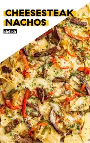 Philly Cheesesteak Nachosdelish Appetizer Recipes Recipes Appetizers Easy