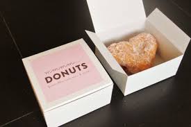 Dozen Donut Favor Boxes Single Donut Box Wedding Favor Wedding Donuts Donut Box Donut Wedding Favors