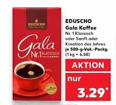 Eduscho gala nr.1 ground coffee net 1.1lb/500g the best of the best! Eduscho Gala Kaffee Angebot Bei Kaufland