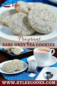 These Earl Grey Tea Cookies Are Delicately Flavored With Fragrant Tea A Hint Of Orange Zest And Are Crispy Uniqu Tea Cookies Recipe Tea Cookies Tea Recipes