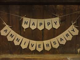 Happy Anniversary Burlap Banner 50th Anniversary Party Etsy In 2020 Anniversary Banner Anniversary Party Decorations 50th Anniversary Party Decorations