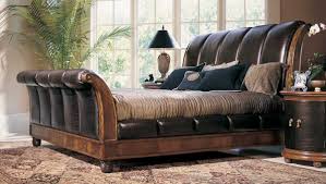 Bob Mackie Sleigh Bed Country Bedroom Furniture Luxury Bedroom Furniture Leather Bedroom