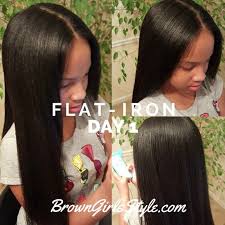 Think it's impossible to get silky smooth, straight locks at home? Natural Long Black Hair Care And Fashion Blog Flat Iron Hair Styles Black American Hair Black Girl Long Hair