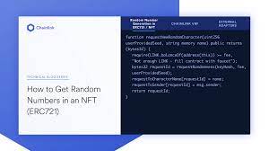 How To Get Random Numbers In An Nft Erc721