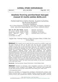 Contoh kasus korupsi di indonesia. Pdf Analisis Framing Pemberitaan Korupsi Massal Di Media Online Detik Com