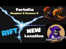 The map above for the third stage, players will need to use 10 rifts in a single match. New Rift Locations Fortnite Chapter 2 Season 4 Youtube