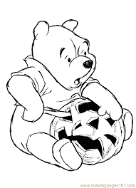 Halloween coloring pages winnie the pooh