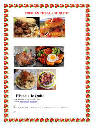 Lista de juegos tradicionales de quito (región sierra) y como se juegan. Comidas Tipicas De Quito