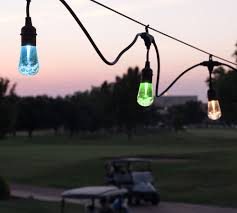 Feit electric string light sets are available in color changing or. Color Changing Indoor Outdoor String Lights Black Pottery Barn