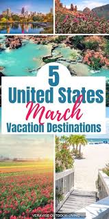 Best Places To Travel In March In The Usa For St Patty S Day Tulips And Adventure In 2020 Best Places To Travel Spring Travel Destinations Spring Break Destinations Families