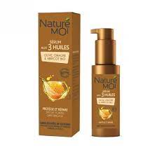 Ces produits de soin sans rinçage à la formule riche en acides gras, sont idéaux pour les cheveux secs, cassants, fragilisés et abîmés. Nature Moi Serum Aux 3 Huiles 50ml Naturebio