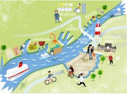 Efter att hisingsbron står klar. Goteborg Helena Bergendahl Illustrator