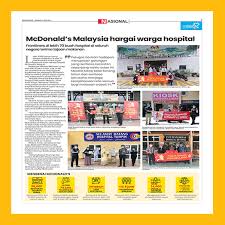 Anda juga boleh rujuk senarai menteri besar & ketua menteri baharu 2018 sebagai. Mcdonald S Malaysia Mcdonald S Malaysia Records Highest Sales Performance For 2018 In 36 Year History