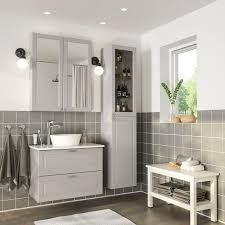 Godmorgon Tolken Kattevik Bathroom Furniture Set Of 6 Kasjon Light Gray Marble Effect Voxnan Faucet Ikea In 2021 Ikea Bathroom Ikea Godmorgon Bathroom Design