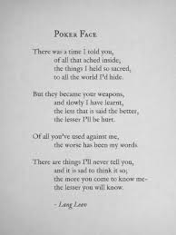 No One Should Ever Live These Feelings Walk Away Poker Quotes Lang Leav Inspirational Quotes