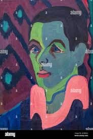 Ernst Ludwig Kirchner Self Portrait 1925-1926 Stock Photo