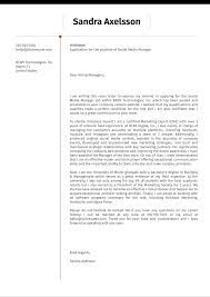 Decide what information to use and leave out. Social Media Manager Cover Letter Example Kickresume