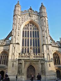 Photographs of Bath Abbey, Somerset, England: West front