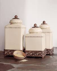 Some decorative kitchen canister sets are made of ceramic. Ceramic Canisters Sets For The Kitchen Ideas On Foter