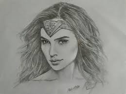Gal gadot explains the reason her character wouldn't use a super bright lipstick in wonder woman 1984. wonder woman works in the shadows, gadot explained to allure, she's already wonder woman, and she's tall. Gal Gadot S Wonder Woman Pencil Sketch Made By Me Album On Imgur