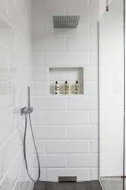 Pin By Sheri Grove On Salle De Bain White Bathroom Tiles Farmhouse Shower Shower Tile
