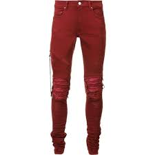 Black And Red Amiri Jeans Amiri Distressed Skinny Jeans 1 855 Liked On Polyvore Featuring Men S Fashion Men S Mens Distressed Skinny Jeans Distressed Skinny Jeans Skinny Jeans Men