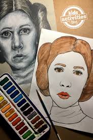 Princess leia coloring page from a new hope category. Princess Leia Coloring Page For Kids Adults Video Tutorial Included