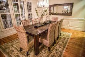Abwframes 5 out of 5 stars (5,690) $ 289.00 free shipping add to favorites kitchen island centerpiece, dining room table centerpiece, mantle decor, hydrangea floral arrangement, table centerpiece, tv console. Traditional Farmhouse Table Farmhouse Dining Room Raleigh By Duvall Co Houzz