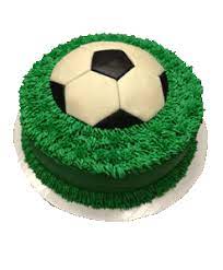 Often special details are used as decoration: Buy Football Cake Online Football Cake Price Design