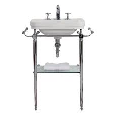 Square bathroom accessories towel rail rack robe hook soap dish/dispenser toilet. London Basin Stand With Rails Glass Shelf For 515mm Handbasin Basin Stands Cp Hart