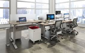 Just A Set Up Of Beautiful Sit Stand Desks Njofficefurnituredepot Njofd Nj Pa Nyc Designyourworkspace Sit Stand Desk Office Furniture Design Furniture
